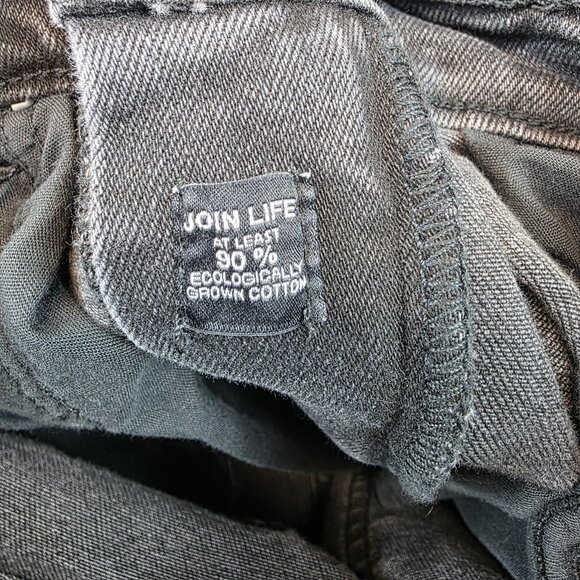 Zara Jeans Womens Size 2 Charcoal Gray Skinny High Rise Join Life Stretch Denim - Picture 10 of 10